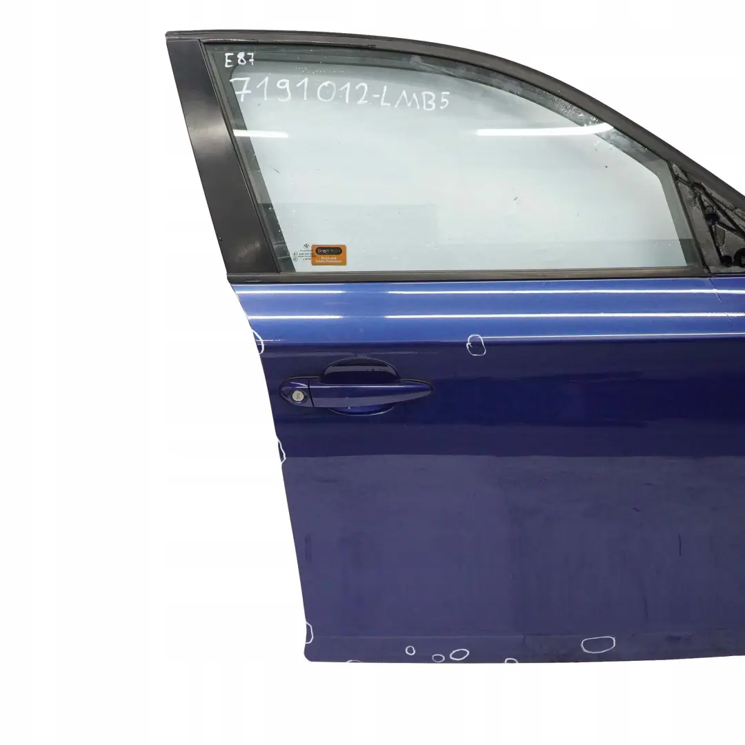 BMW 1 er E87 5 Tür Vorne Rechts Le Mans Blau Metallic - 381 - SKU 7191012-LMB5 - Teilenummer 7191012