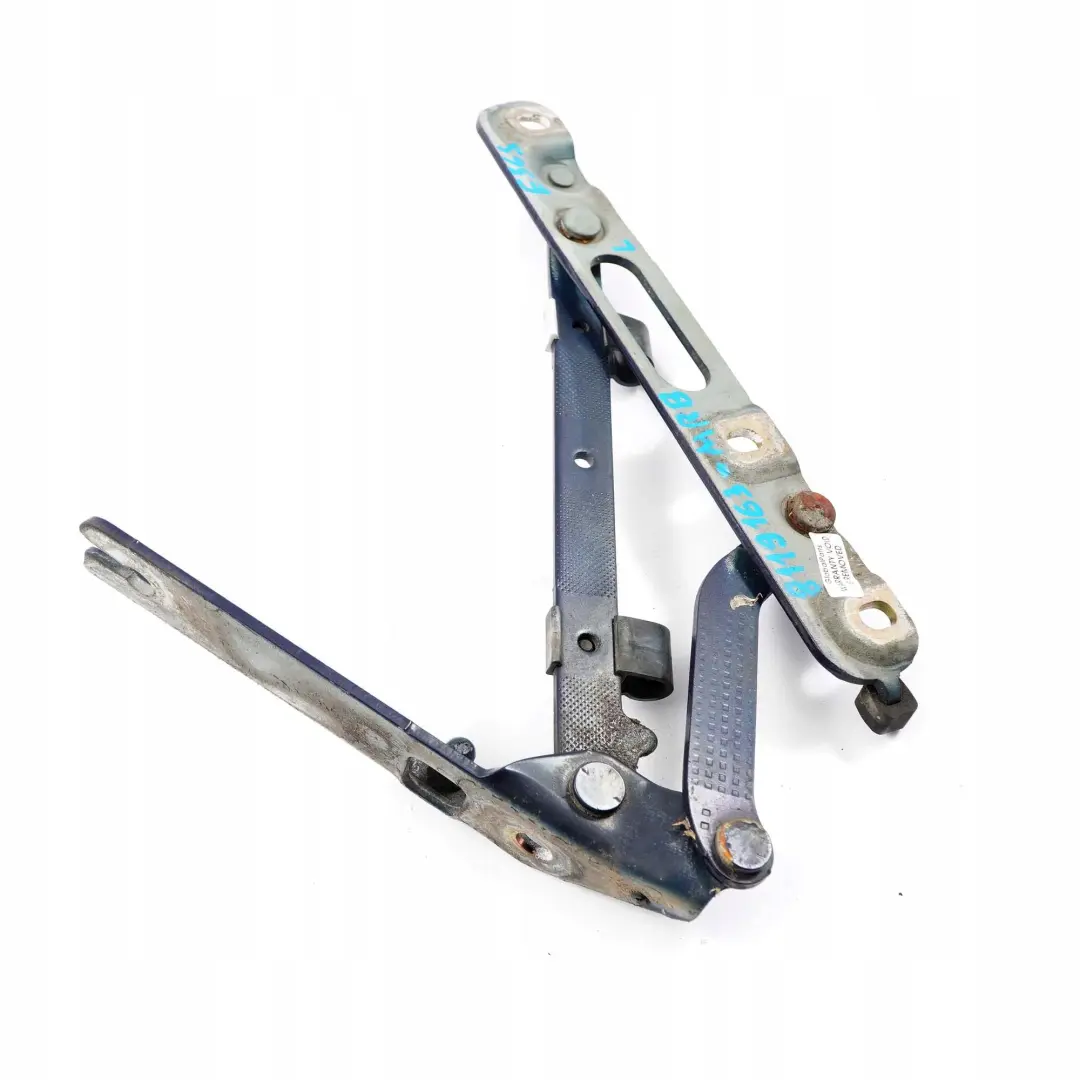 BMW E36 Bisagra Tapa Del Maletero Trasera Izquierda Color Azul Montreal - 297 - SKU 8119163-MRB - Número de pieza 8119163