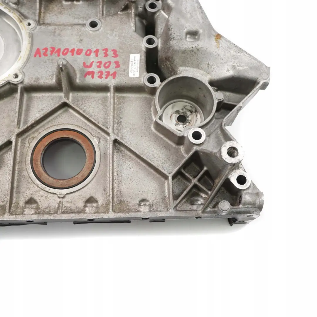 Mercedes-Benz W203 W204 W211 M271 Petrol Gearbox Timing Case Cover to with Part number A2710100133 Mercedes-Benz W203 W204 W211 M271 Petrol Gearbox Timing Case Cover - SKU A2710100133 - Part number A2710100133