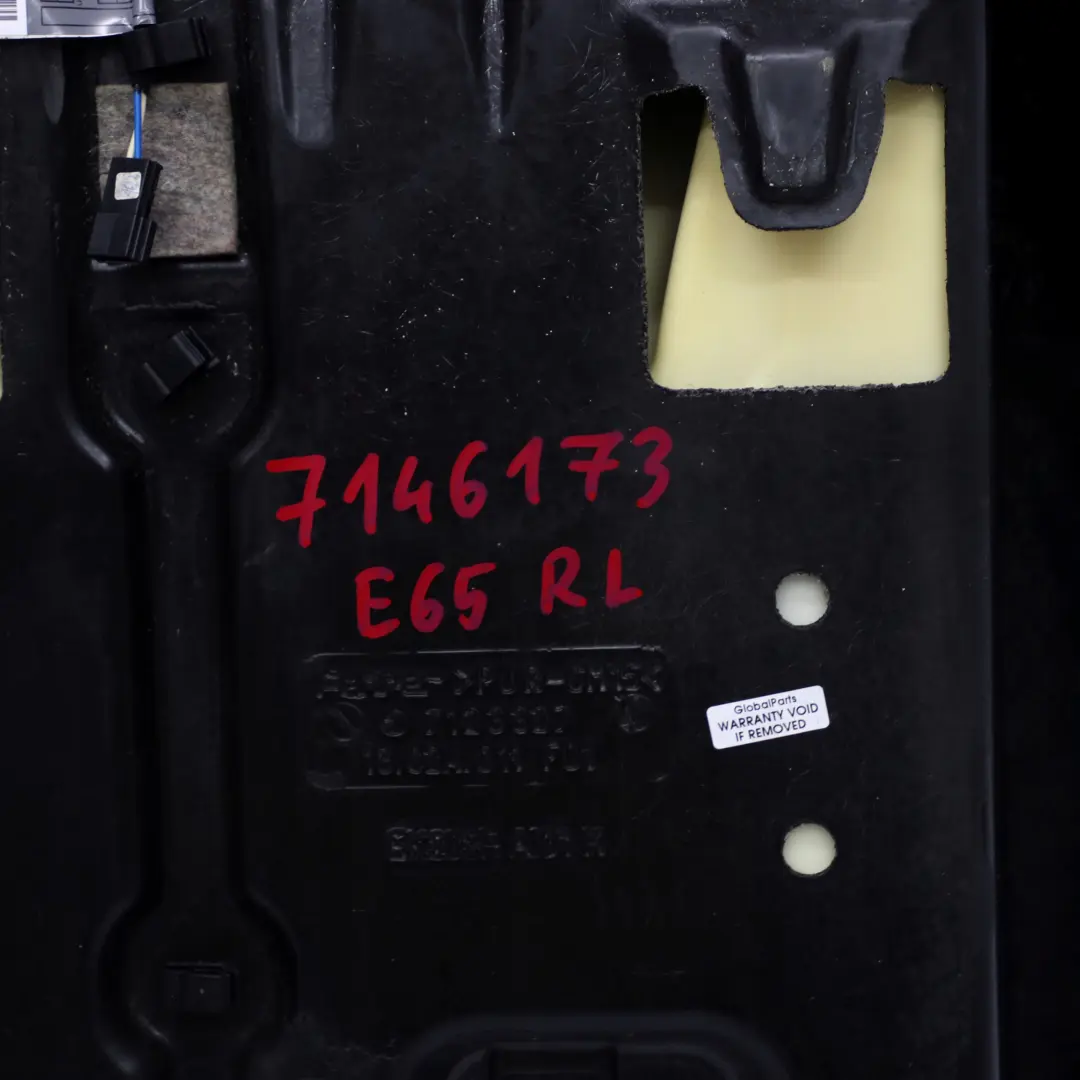 Rücksitz Links Lehne Bezug Klimatisierte Leder Nasca Schwarz für BMW 7 E65 E66 mit Teilenummer 7146173 BMW 7 E65 E66 Rücksitz Links Lehne Bezug Klimatisierte Leder Nasca Schwarz - SKU 7146173 - Teilenummer 7146173