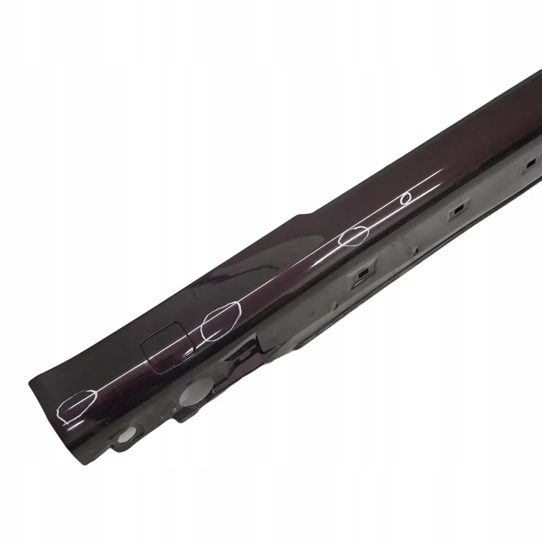 Mercedes-Benz CLK W208 Door Sill Side Cover Skirt Right O/S Almandine Black 182 to with Part number A2086980654 Mercedes-Benz CLK W208 Door Sill Side Cover Skirt Right O/S Almandine Black 182 - SKU A2086980654-ALB - Part number A2086980654