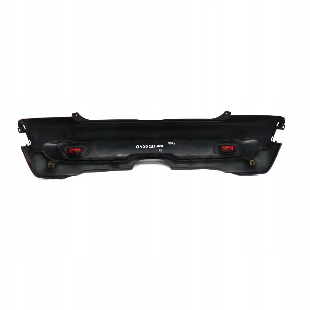 Mini Cooper S R56 R57 Complete Rear Bumper Trim Panel Red Painted - SKU 0430252-RED - Part number 0430252