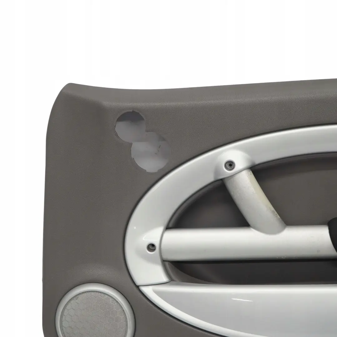 Pannello Porta Decorazione Anteriore Destro Grigio Argento Tessuto per Mini R50 con numero di parte 7070592 Mini R50 Pannello Porta Decorazione Anteriore Destro Grigio Argento Tessuto - SKU 7070592 - Numero di parte 7070592