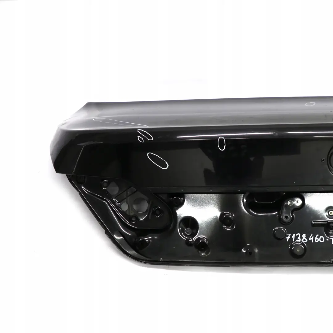 Genuine BMW 7 Series E65 E66 E67 Trunk Lid Boot Tailgate Black Sapphire - 475 to with Part number 7138460 Genuine BMW 7 Series E65 E66 E67 Trunk Lid Boot Tailgate Black Sapphire - 475 - SKU 7138460-BS - Part number 7138460