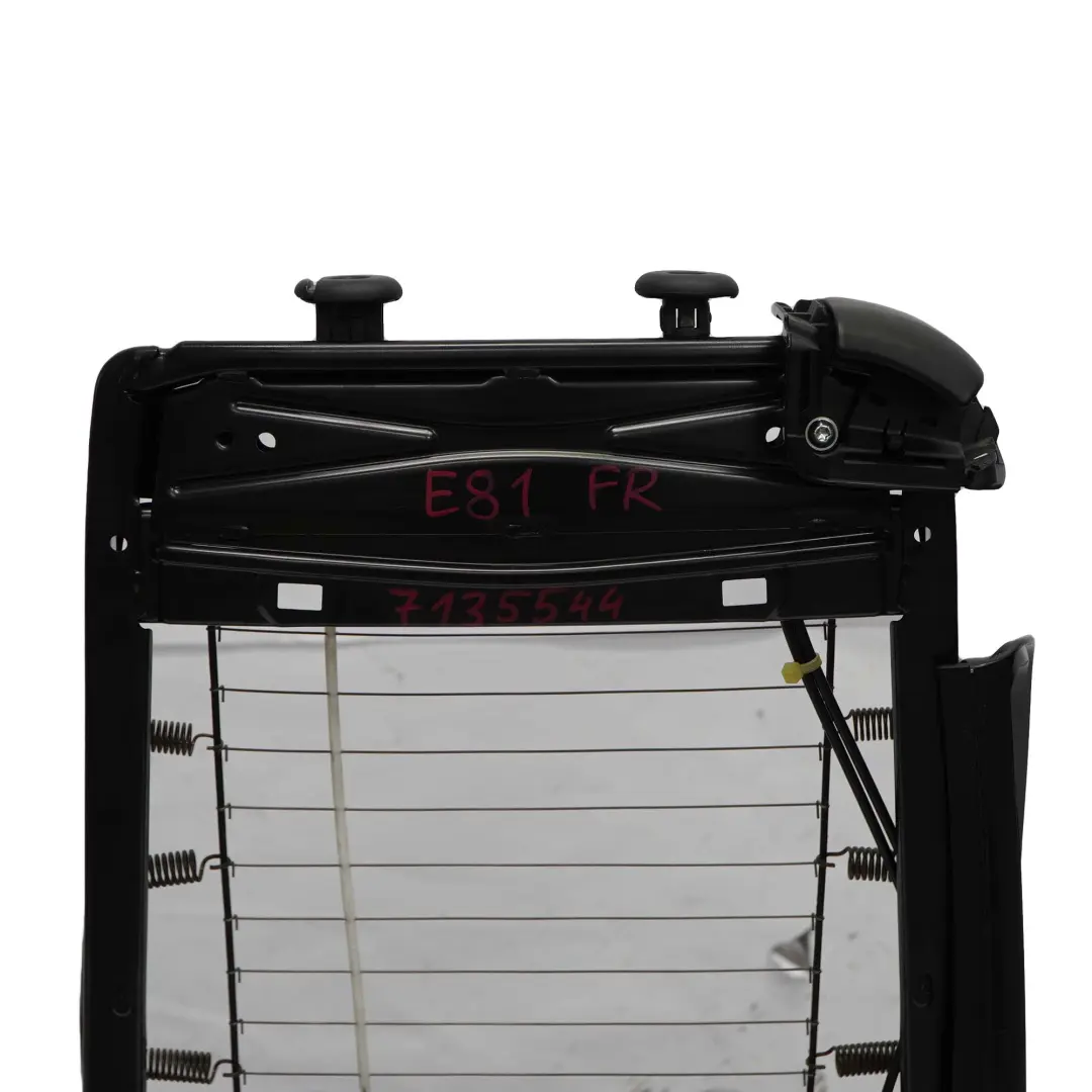 Front Right Seat O/S Backrest Frame Mechanism Carrier to BMW 1 3 Series E81 E82 E92 with Part number 7135544 BMW 1 3 Series E81 E82 E92 Front Right Seat O/S Backrest Frame Mechanism Carrier - SKU 7135544 - Part number 7135544
