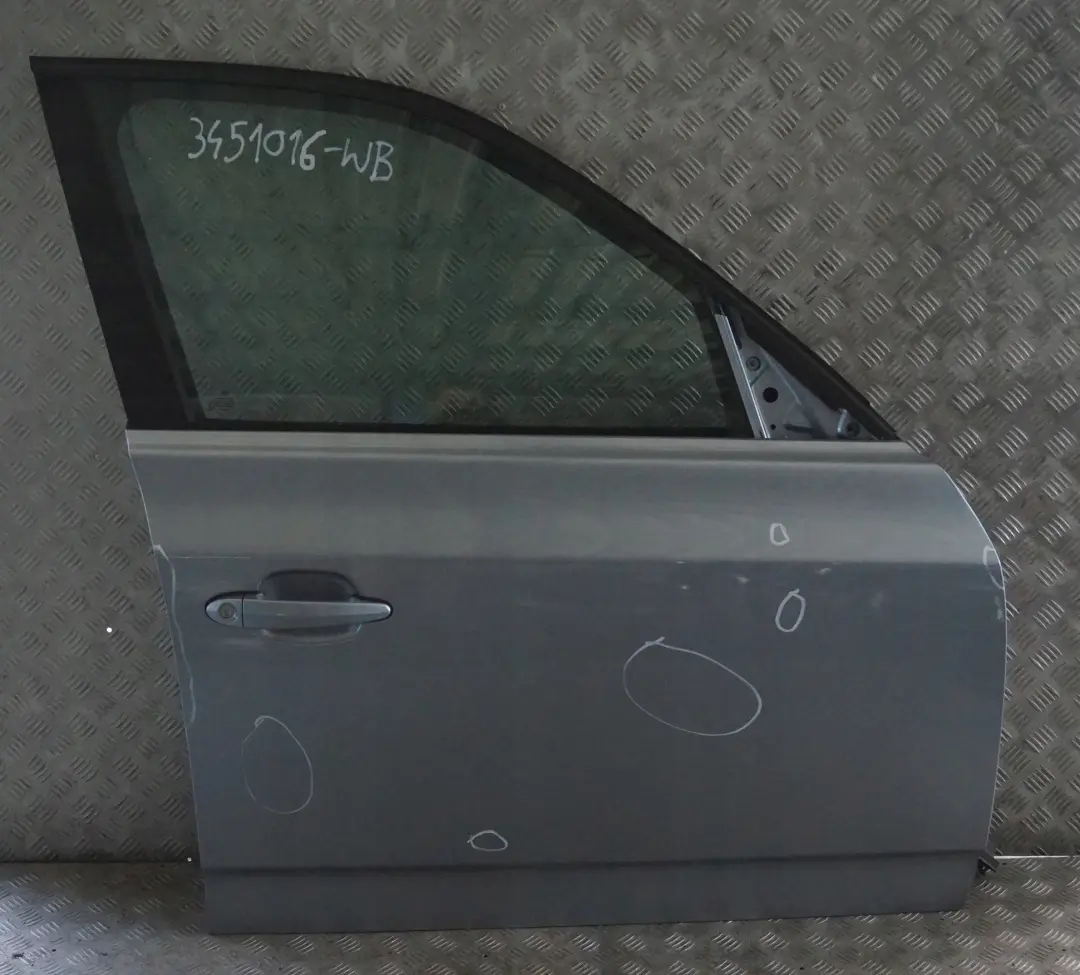 BMW X3 E83 LCI Beifahrer Tür vorne rechts Bluewater Wasserblau Metallic - SKU 3451016-WB - Teilenummer 3451016