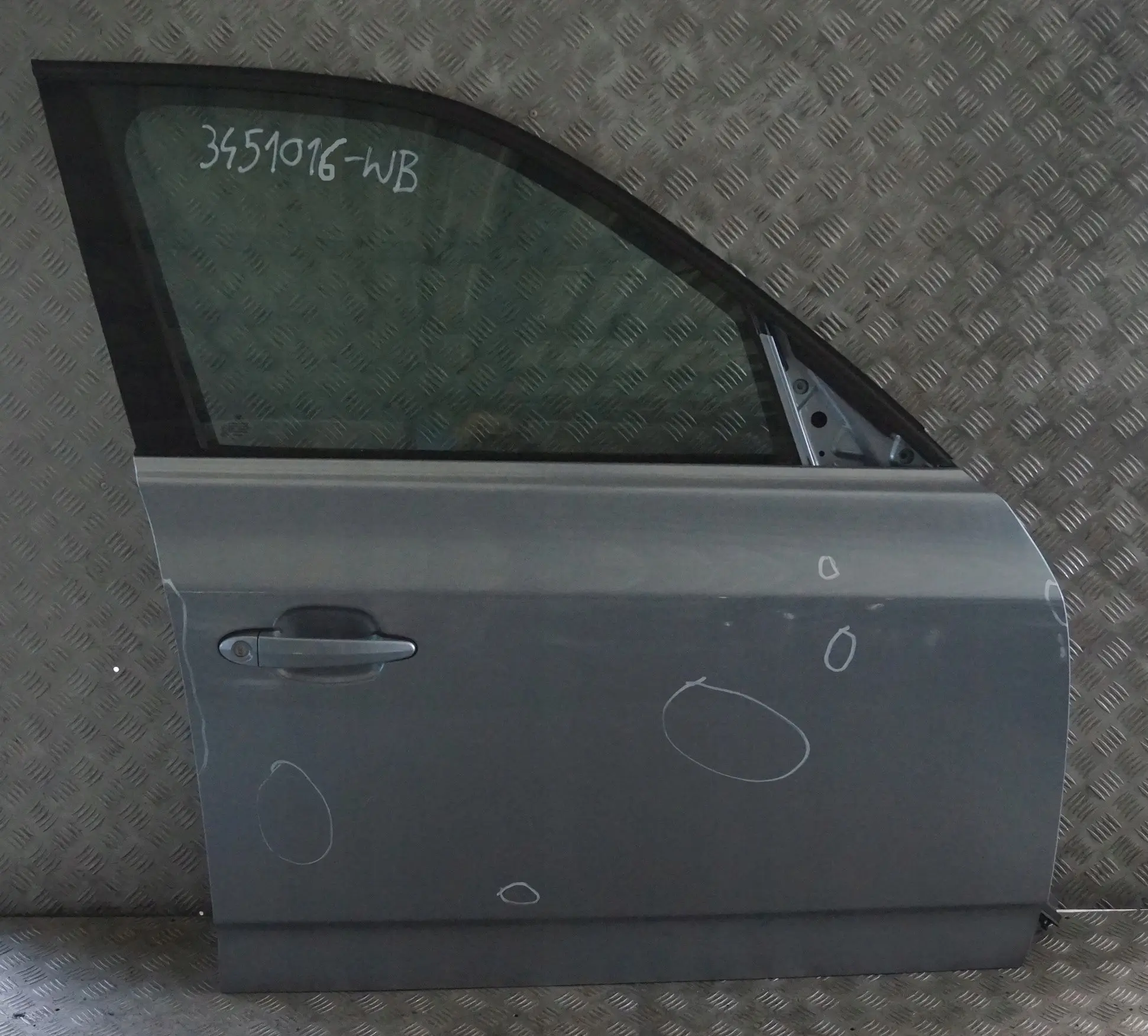 BMW X3 SERIES E83 Door Front Right O/S Bluewater Blue Water Metallic - 896