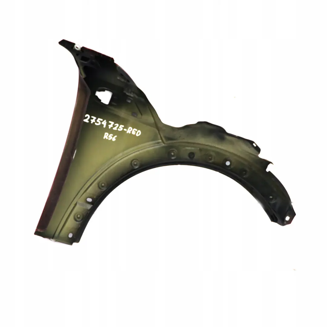 Seitenwand Vorne Links Kotflügel Rot Gefärbt für Mini R55 R56 R57 mit Teilenummer 2754725 Mini R55 R56 R57 Seitenwand Vorne Links Kotflügel Rot Gefärbt - SKU 2754725-RED - Teilenummer 2754725