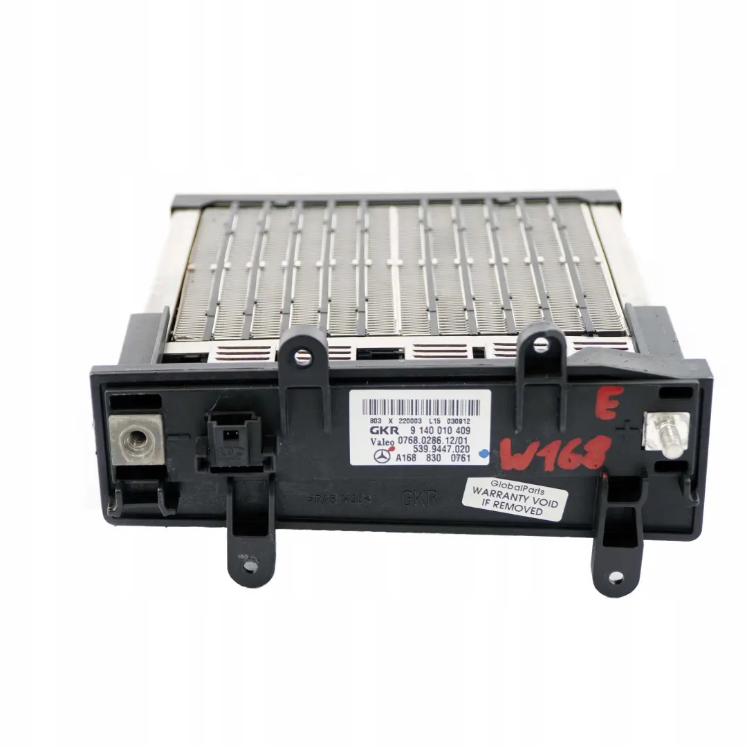  Mercedes-Benz A W168 Diesel Heater Matrix Heat Exchanger Radiator - SKU A1688300761 - Part number A1688300761