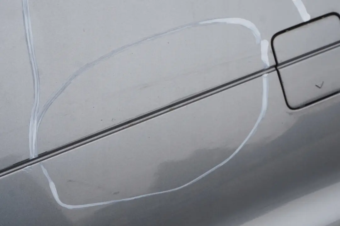 BMW 5 Series E60 1 Saloon Rear Bumper PDC Silbergrau Grey Metallic A08 - SKU 0149318-SBG1 - Part number 0149318