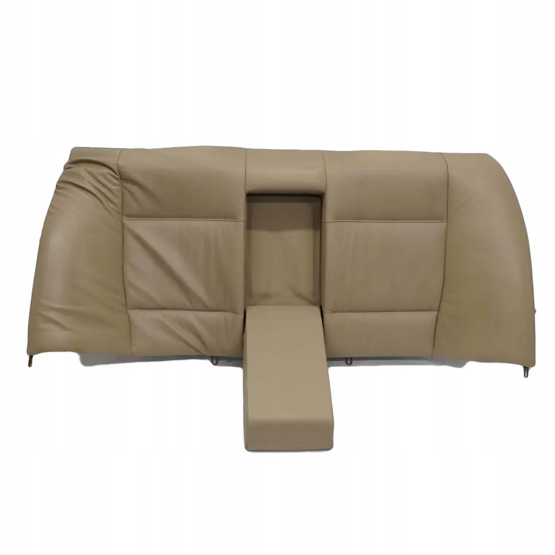 Back Backrest Cover Leather Montana Light Beige to BMW 3 E46 Saloon Rear Seat with Part number 8225910 BMW 3 E46 Saloon Rear Seat Back Backrest Cover Leather Montana Light Beige - SKU 8225910 - Part number 8225910