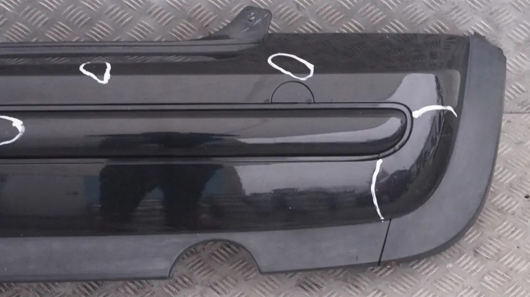 MINI Cooper R50 Rear Bumper Panel PDC Holes Cosmosschwarz Cosmos Black - 303 - SKU 0029926-COS - Part number 0029926