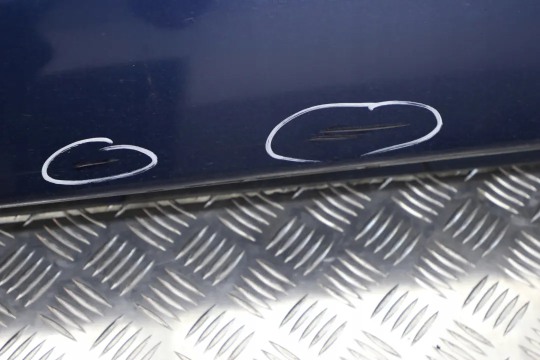 BMW 5 Series E61 Door Sill Side Cover Skirt Right O/S Mysticblau Mystic Blue - A07 - SKU 0395428-MYS - Part number 0395428