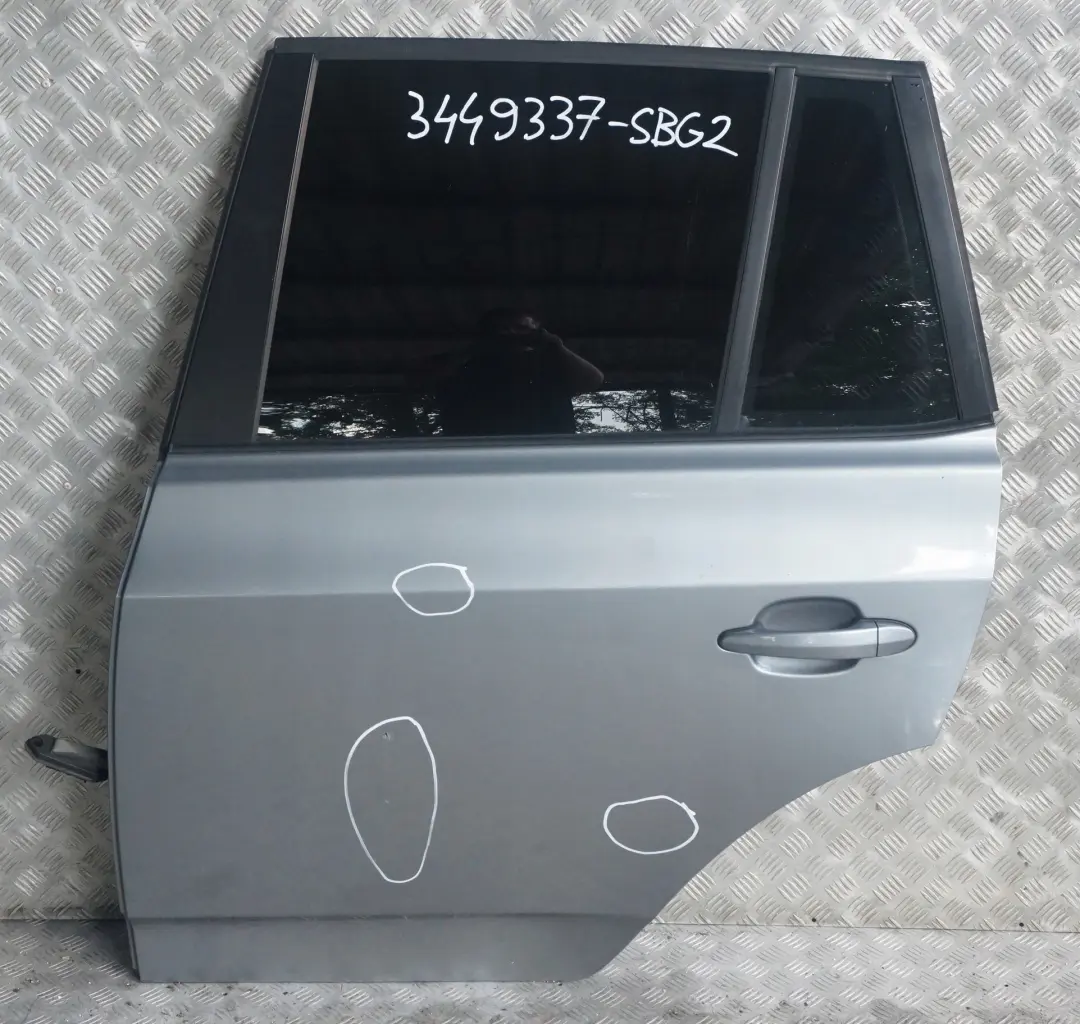 BMW X3 Series E83 2 Door Rear Left N/S Silbergrau Silver Grey Metallic A08 - SKU 3449337-SBG2 - Part number 3449337