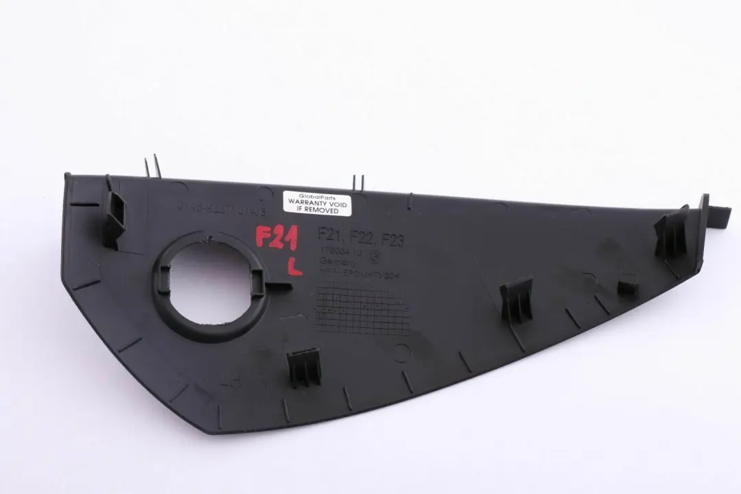 Osłona obudowa konsoli lewa do BMW F21 F22 o numerze 9227101 BMW F21 F22 Osłona obudowa konsoli lewa - SKU 9227101 - Numer Części 9227101