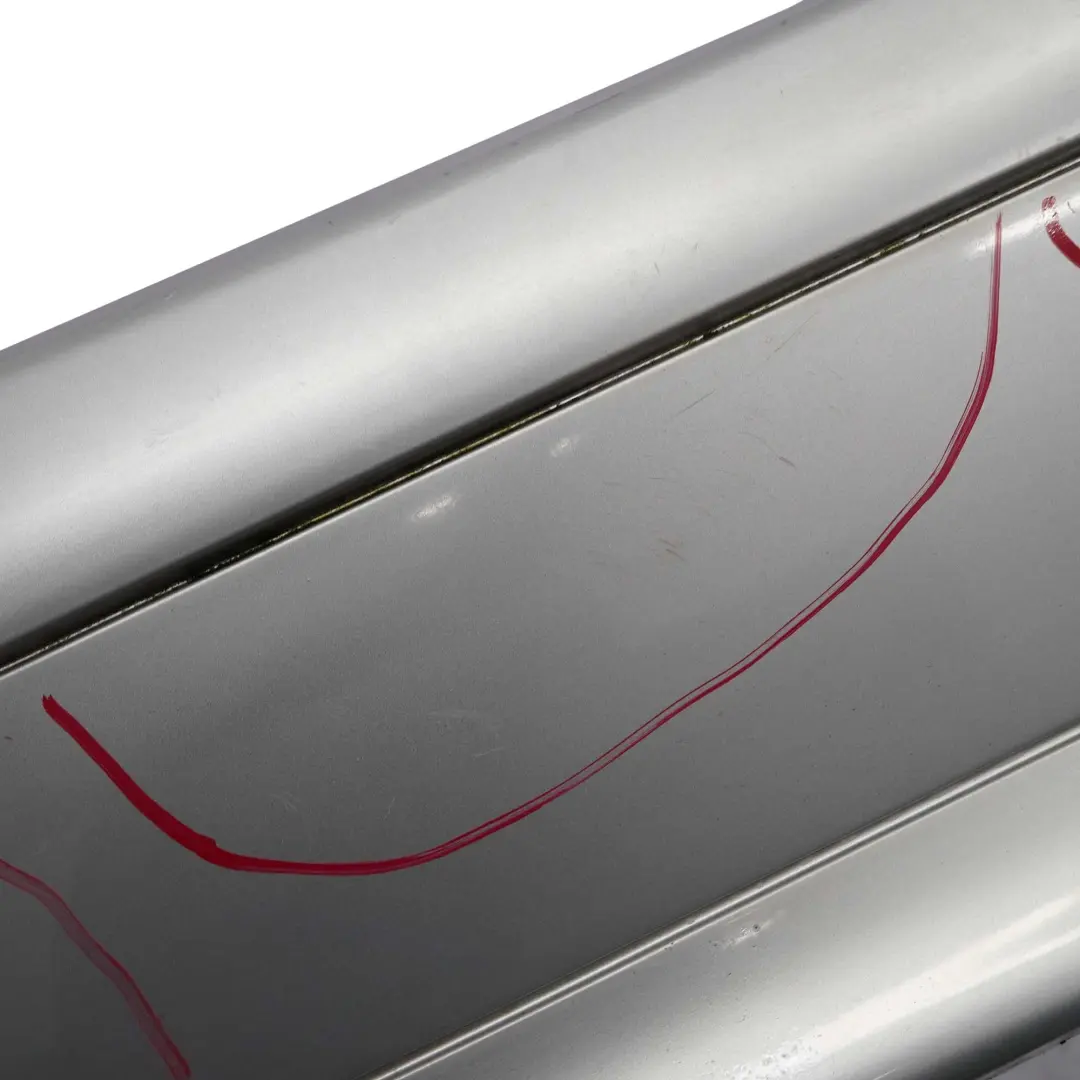 Mercedes-Benz E S210 W210 Estate Rear Bumper Trim Panel Brilliant Silver - 744 to with Part number A2108852225 Mercedes-Benz E S210 W210 Estate Rear Bumper Trim Panel Brilliant Silver - 744 - SKU A2108852225-BRS - Part number A2108852225