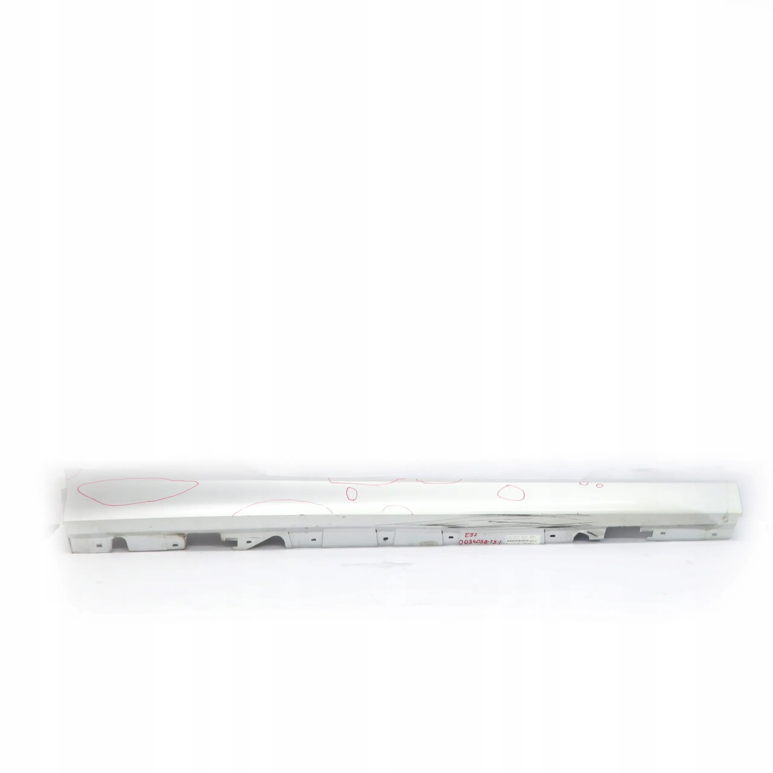 BMW E92 E93 Listello Portiera Destra Argento-Titanio Titan Argento -