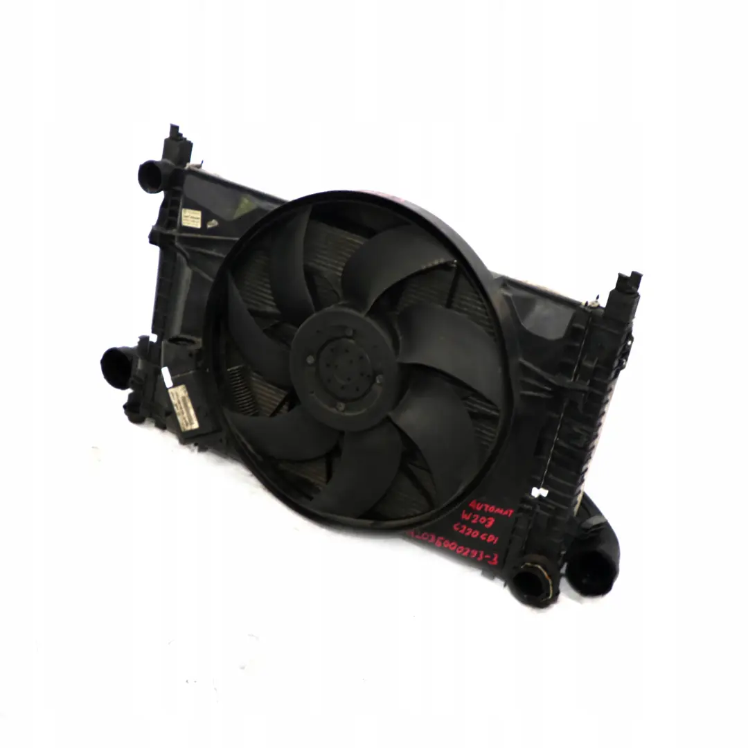  Mercedes-Benz C W203 OM611 Diesel Engine Cooling Radiator Pack Fan - SKU A2035000293-3 - Part number A2035000293