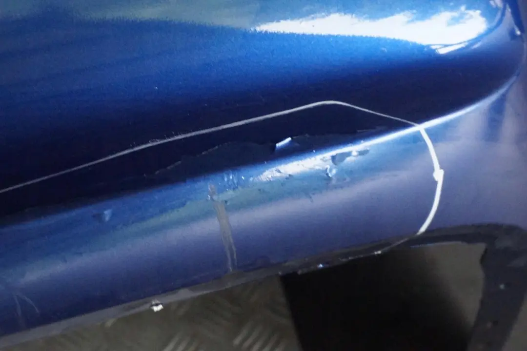 BMW 3 Series E92 E93 3 Rear Bumper Panel PDC Montegoblau Montego Blue - SKU 0034474-MTB3 - Part number 0034474