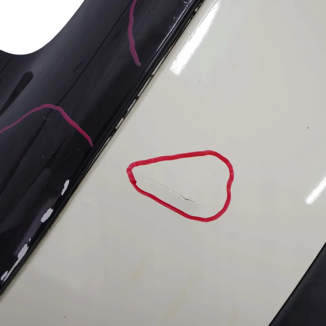 Complete Rear Bumper Trim Panel Pepper White - 850 to Mini Clubman R55 with Part number 7264348 Mini Clubman R55 Complete Rear Bumper Trim Panel Pepper White - 850 - SKU 7264348-PW - Part number 7264348