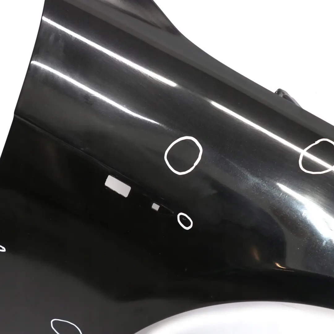 BMW E65 E66 Pannello Laterale Anteriore Destro Parafango Black Sapphire - 475 - SKU 7138474-BS - Numero di parte 7138474
