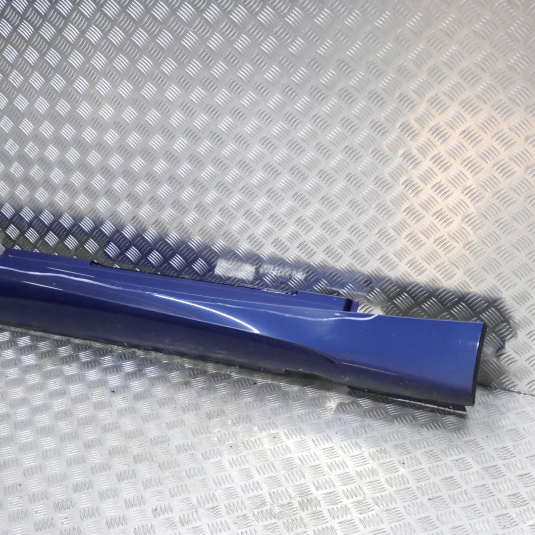BMW E87 LCI 4 M Sport Sill Strip Faldon Lateral Derecho Le Mans Azul - 381 - SKU 0033556-LMB4 - Número de pieza 0033556