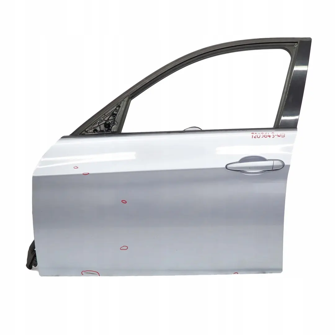 Drzwi lewe lewy przód bluewater do BMW E90 o numerze 7203643 BMW E90 Drzwi lewe lewy przód bluewater - SKU 7203643-WB - Numer Części 7203643