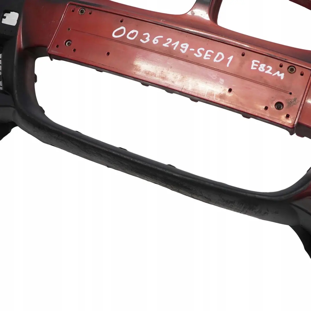 Front Bumper Trim Panel Sedonarot Red Metallic - A79 to BMW 1 E82 E88 1 M Sport with Part number 0036219 BMW 1 E82 E88 1 M Sport Front Bumper Trim Panel Sedonarot Red Metallic - A79 - SKU 0036219-SED1 - Part number 0036219