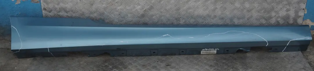 BMW E92 E93 Listello Portiera Apertura Gonna Destra Blu Atlantico Blu A13 - SKU 0034058-ATL - Numero di parte 0034058
