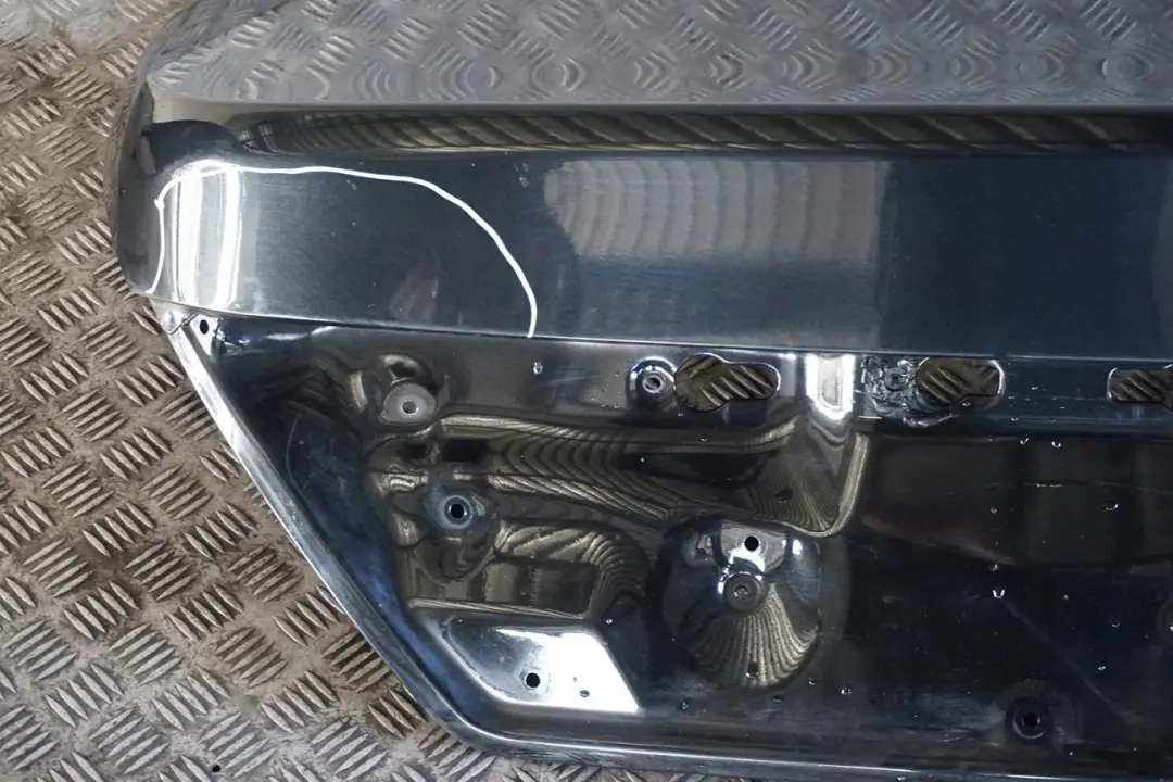 Genuine BMW 7 Series E65 E66 2 Trunk Lid Boot Tailgate Black Sapphire Metallic to with Part number 7049252 Genuine BMW 7 Series E65 E66 2 Trunk Lid Boot Tailgate Black Sapphire Metallic - SKU 7049252-BS2 - Part number 7049252