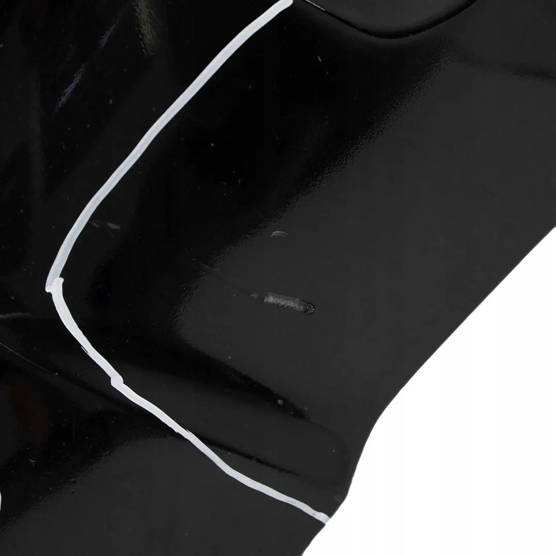 BMW 3 E46 Saloon Touring Front Bumper Trim Panel Black Sapphire Metallic - 475 - SKU 0030351-BS - Part number 0030351