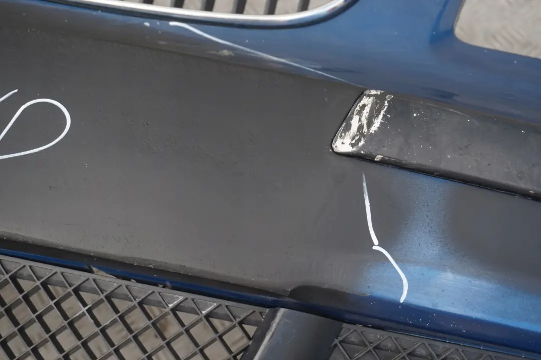 Complete Front Bumper Trim Panel Sydneyblau Blue to BMW 1 Series E81 E87 LCI with Part number 0035909 BMW 1 Series E81 E87 LCI Complete Front Bumper Trim Panel Sydneyblau Blue - SKU 0035909-SYD - Part number 0035909