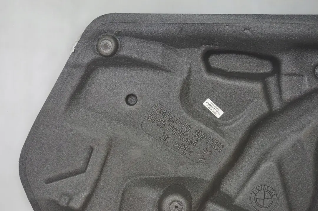 BMW 1 Series E87 Cover Sound Insulating Door Rear Right O/S 7070364 - SKU 7160952 - Part number 7160952