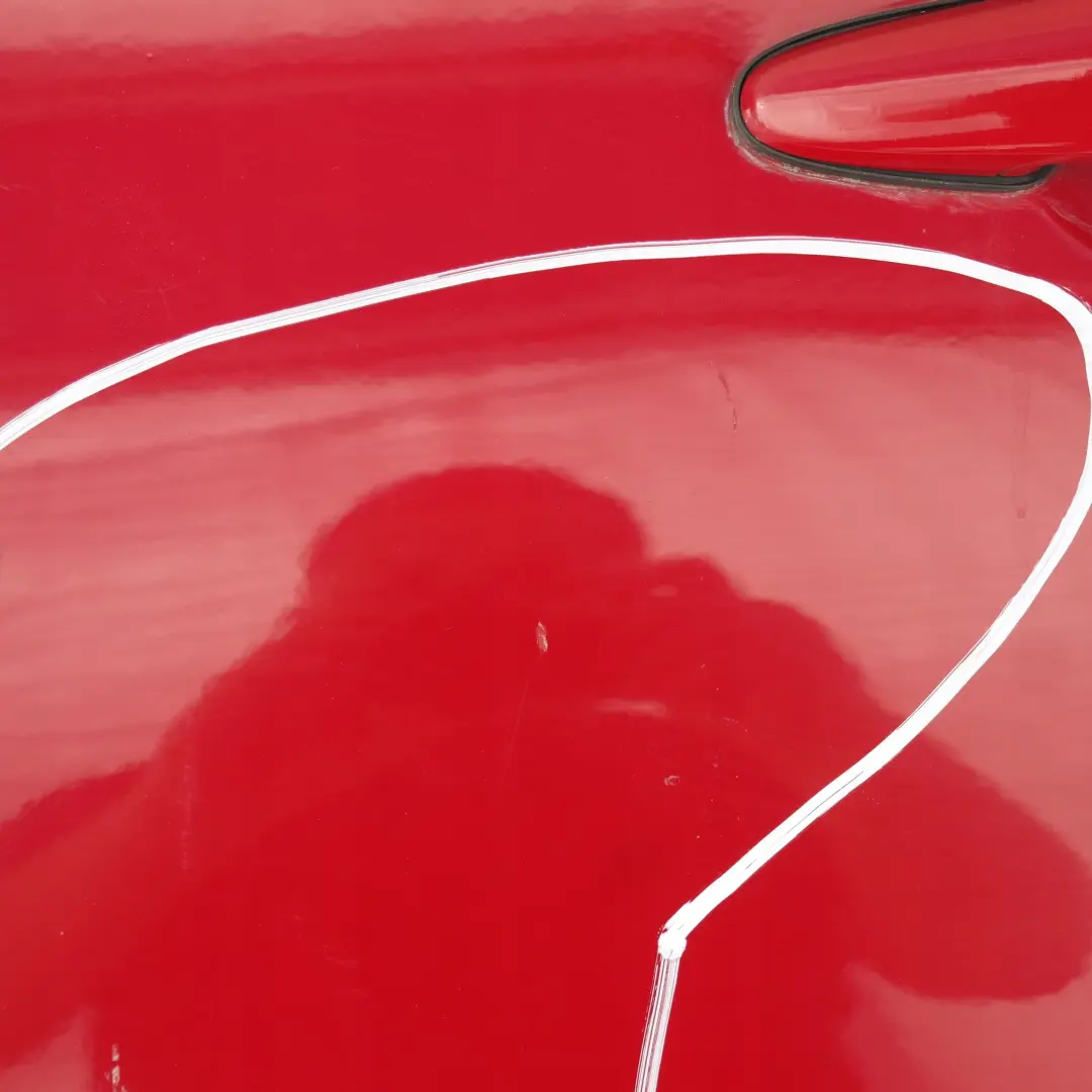 BMW E87 Porta anteriore sinistra Karmesinrot Rosso - A61 - SKU 7191011-KAR4 - Numero di parte 7191011
