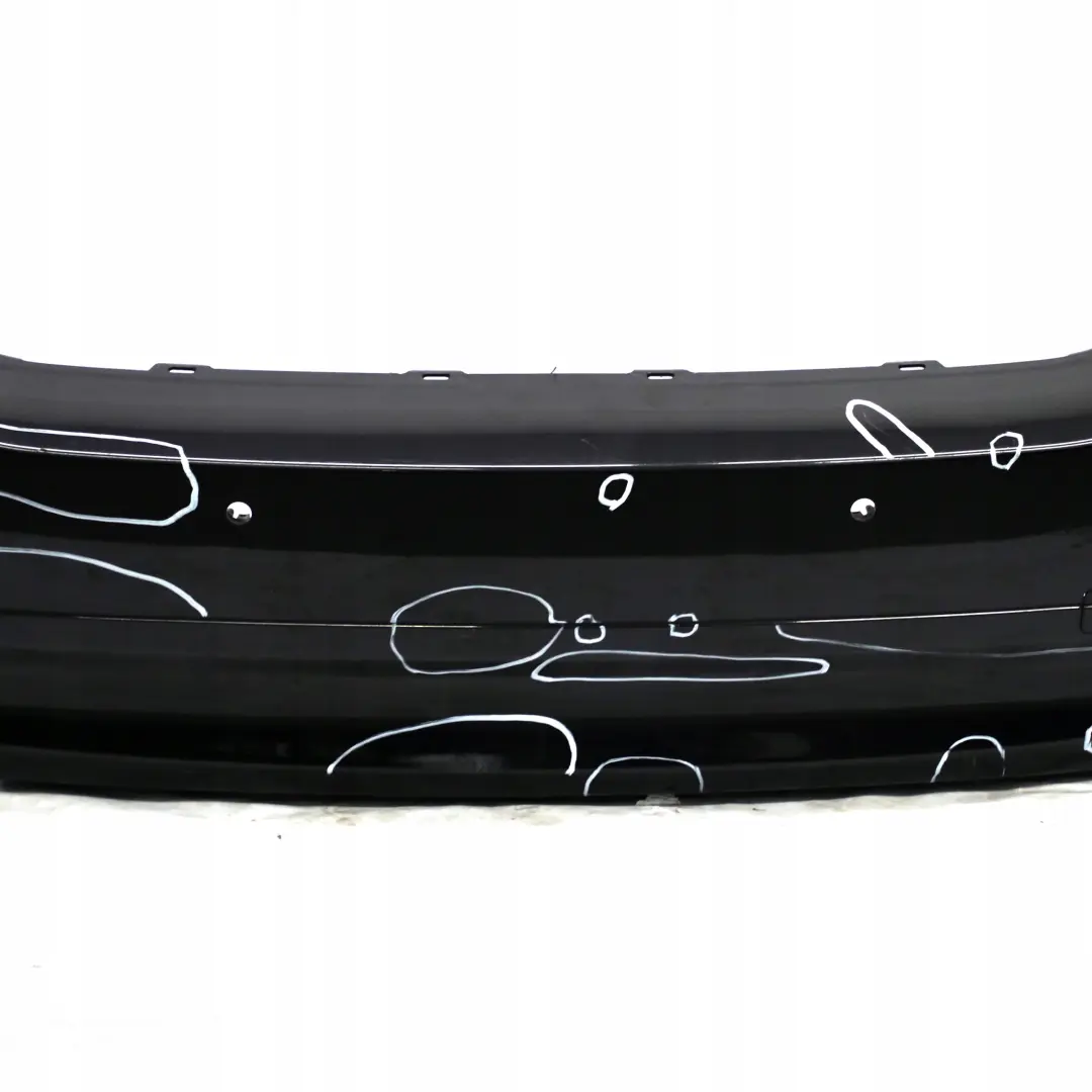 BMW 3 Series E90 6 Saloon Rear Bumper PDC Black Sapphire Metallic - 475 - SKU 0033194-BS6 - Part number 0033194