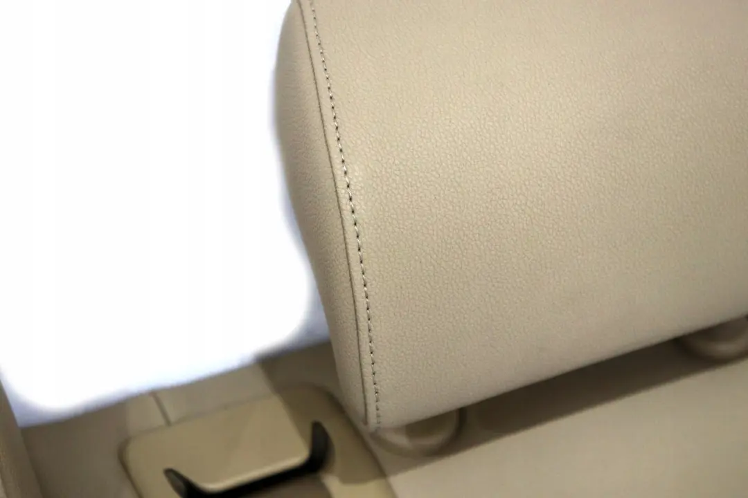 BMW 5 Series E61 Touring Rear Left N/S Seat Back Cover Backrest Beige Leather - SKU 7125231 - Part number 7125231