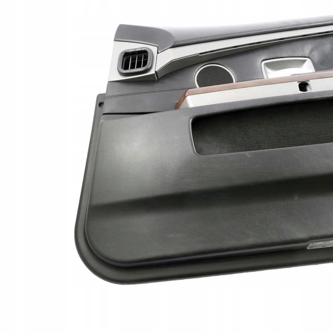 Front Right O/S Door Card Leather Pearl Black Lining Trim to BMW 7 Series E65 E66 with Part number 7122380 BMW 7 Series E65 E66 Front Right O/S Door Card Leather Pearl Black Lining Trim - SKU 7122380 - Part number 7122380