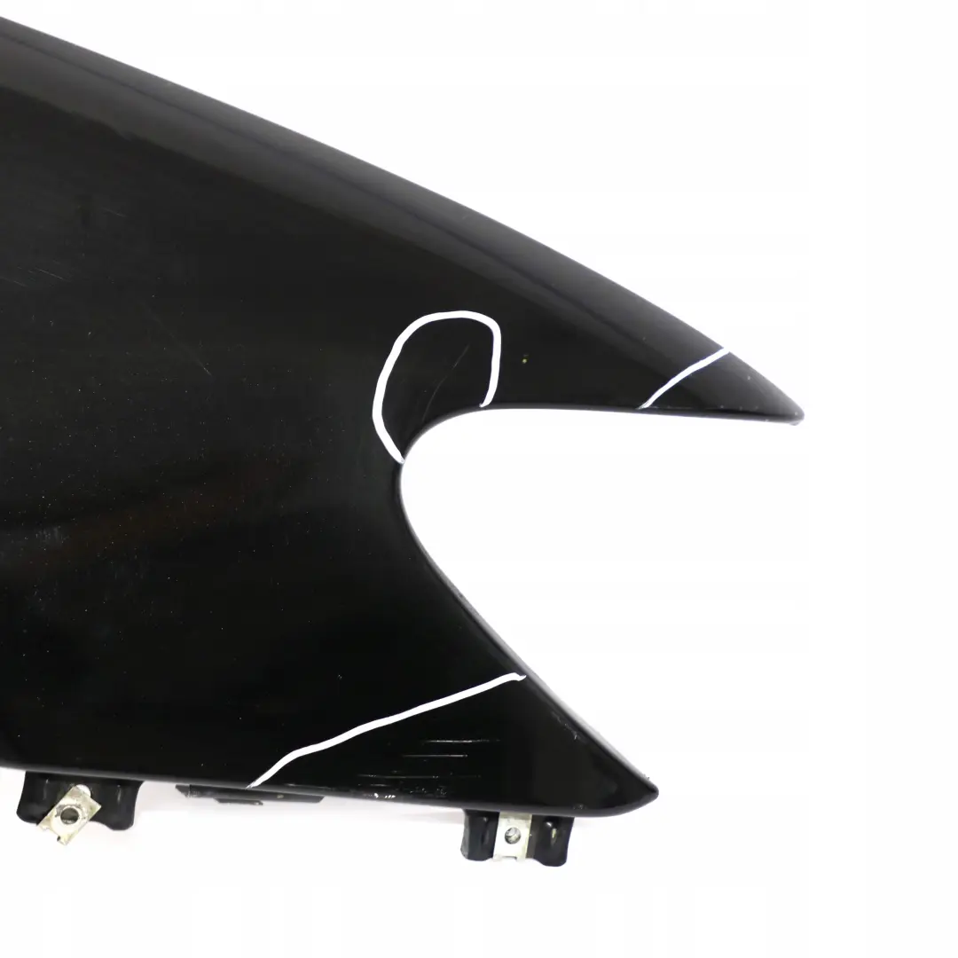 BMW E65 E66 Pannello Laterale Anteriore Destro Parafango Black Sapphire - 475 - SKU 7138474-BS - Numero di parte 7138474