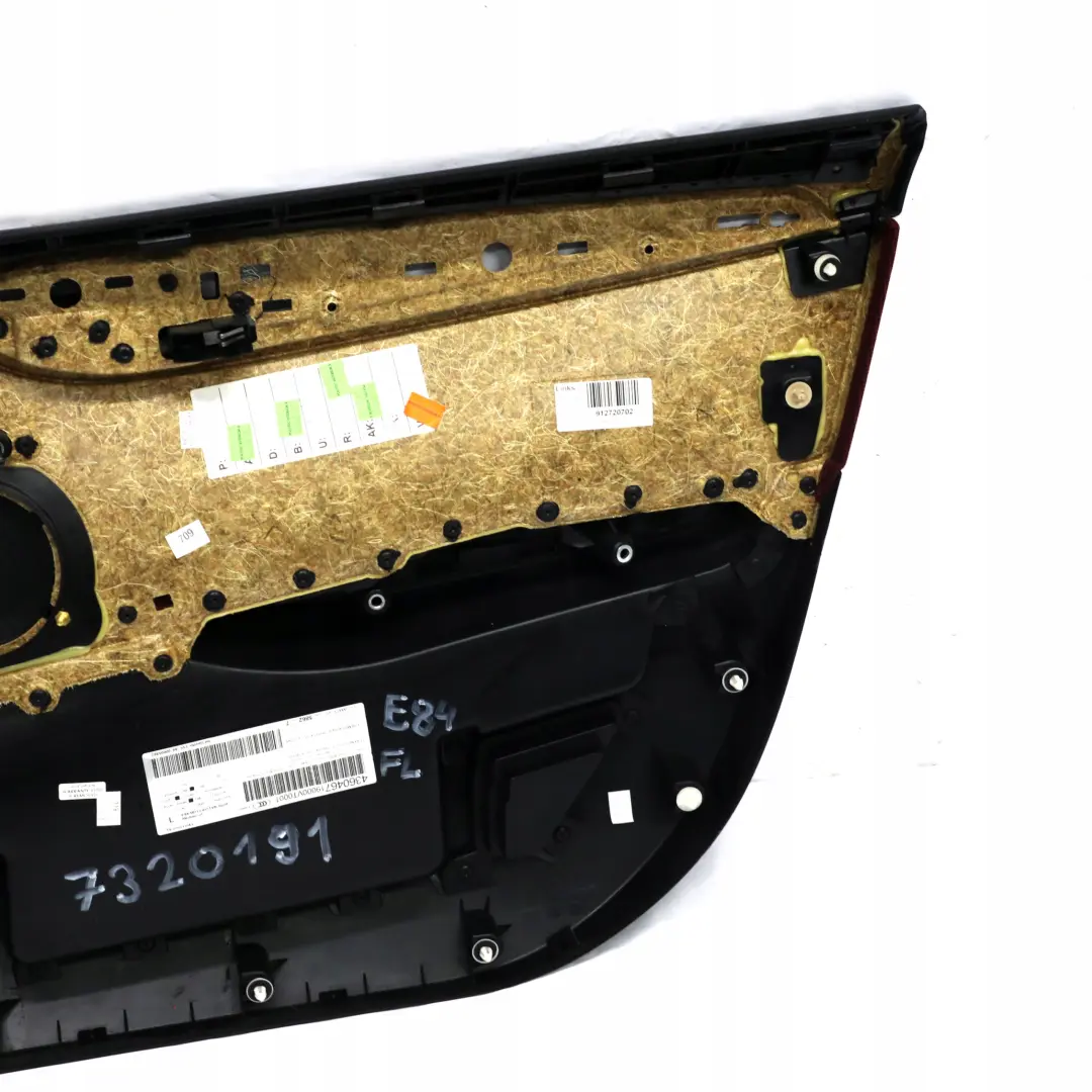  Revestimiento Puerta Delantera BMW X1 E84 Moldura Tela Izquierda Rojo Bermellón - SKU 7320191 - Número de pieza 7320191