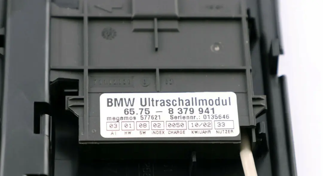 BMW X5 E53 Interior Techo Cubierta Ultra Sonic Modulo De Alarma - SKU 8379941 - Número de pieza 8379941