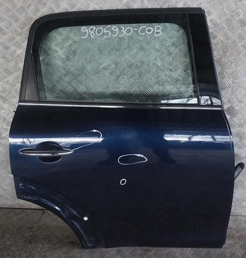 Tür hinten rechts Cosmic Blue Blau Metallic - B13 für BMW MINI Countryman R60 mit Teilenummer 9805930 BMW MINI Countryman R60 Tür hinten rechts Cosmic Blue Blau Metallic - B13 - SKU 9805930-COB - Teilenummer 9805930