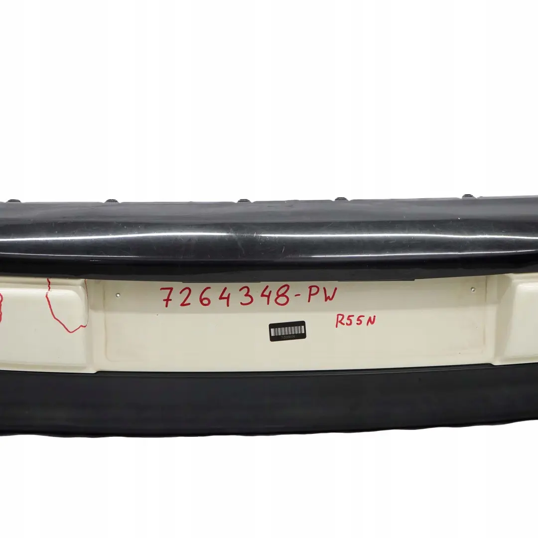 Complete Rear Bumper Trim Panel Pepper White - 850 to Mini Clubman R55 with Part number 7264348 Mini Clubman R55 Complete Rear Bumper Trim Panel Pepper White - 850 - SKU 7264348-PW - Part number 7264348