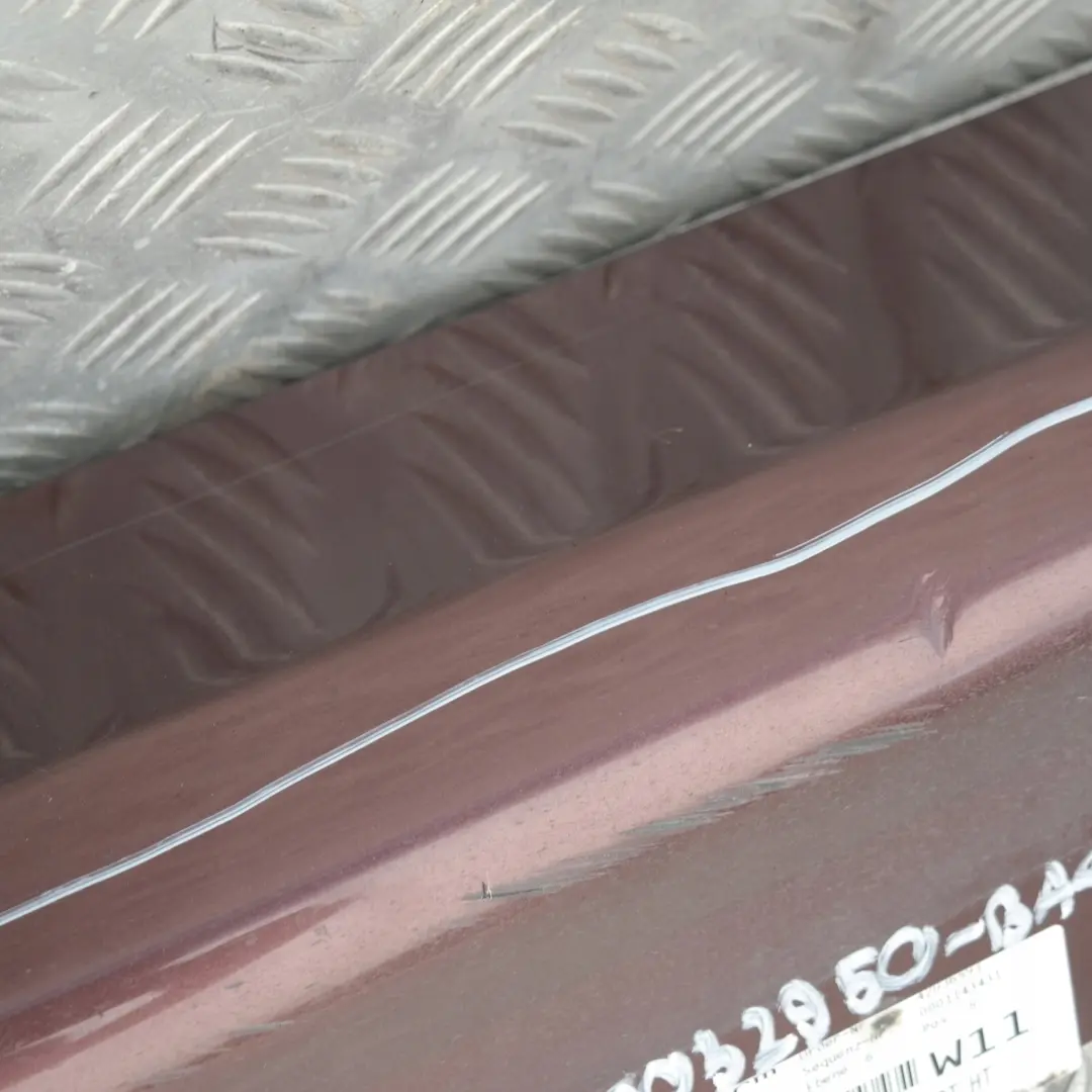 BMW 3 E90 E91 Bas de Porte Couverture Seuil Droite Rouge Barrique Rouge - A41 - SKU 0032950-BAQ - Numéro de pièce 32950