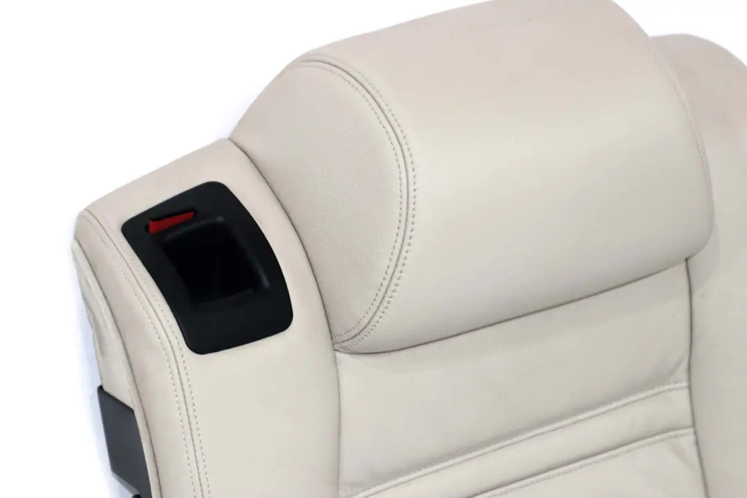 BMW X6 E71 Asiento Trasero Calefactable Derecho Apoyabrazos Cuero Nevada Oyster - SKU 9141276 - Número de pieza 9141276