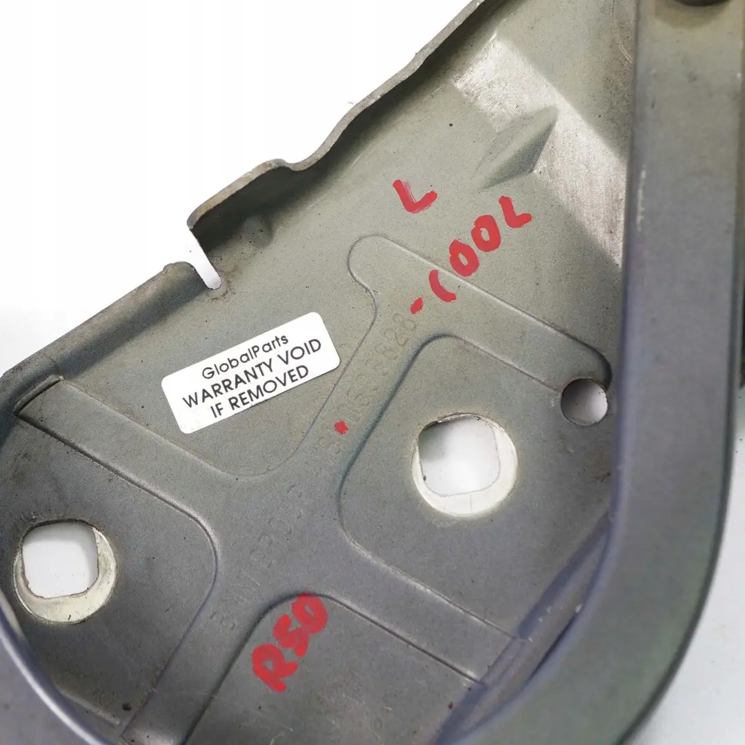 Left N/S Engine Hood Hinge Cool Blue Metallic - A27 to Mini Cooper One R50 R53 with Part number 0598828 Mini Cooper One R50 R53 Left N/S Engine Hood Hinge Cool Blue Metallic - A27 - SKU 0598828-COOL - Part number 0598828