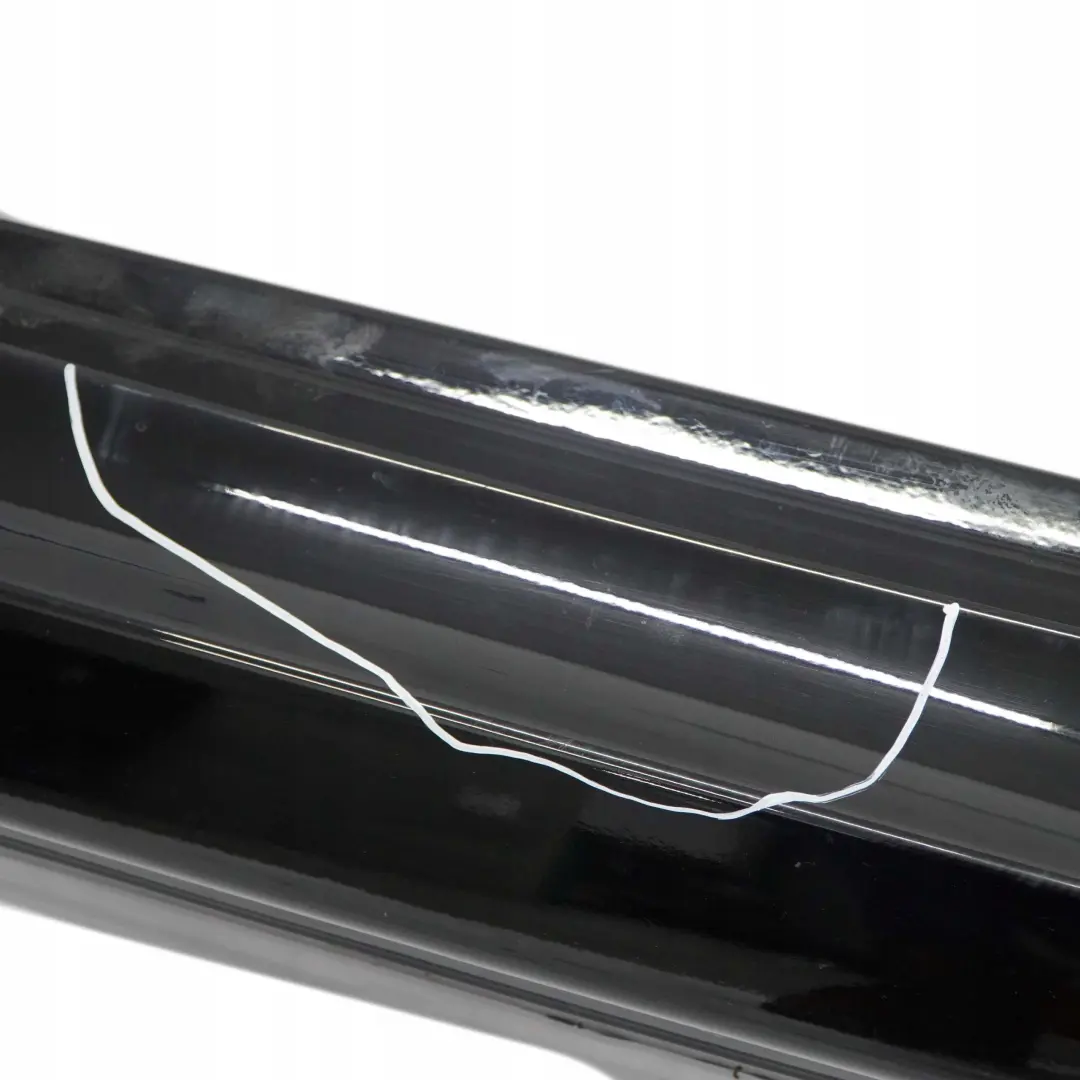 BMW E81 E82 E88 Sill Strip Side Skirt Right Schwarz Black - 668 - SKU 0036142-SCH7 - Numero di parte 0036142