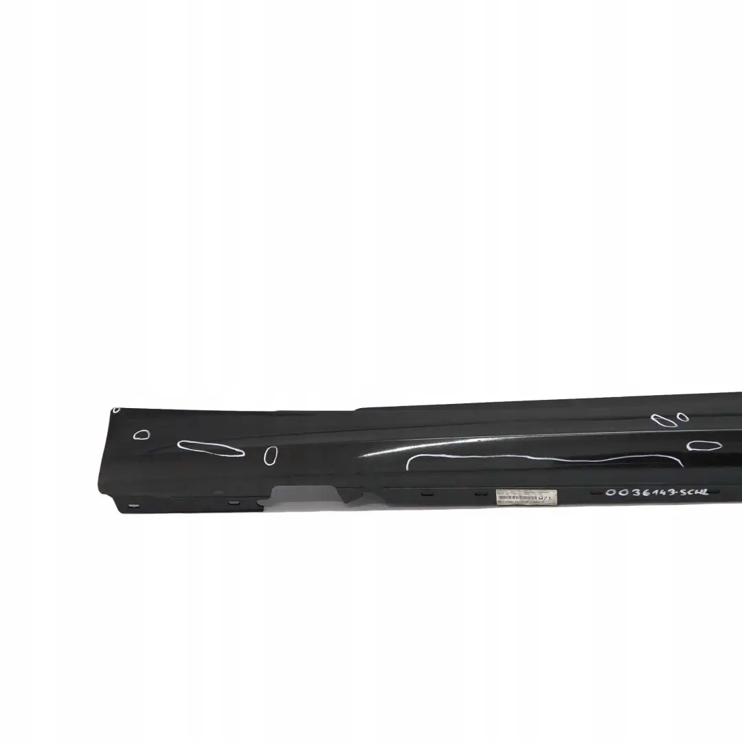 BMW 1 E81 E82 E88 2 Sill Strip Side Skirt Left N/S Schwarz 2 Black - 668 - SKU 0036143-SCH2 - Part number 0036143