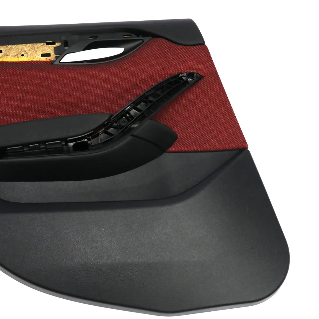 BMW X1 E84 Rear Left N/S Door Card Lining Trim Fabric Cloth Vermilion Red - SKU 7327243 - Part number 7327243