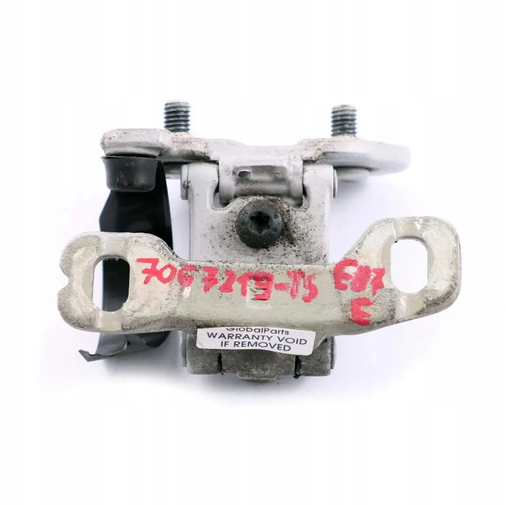 Bisagra Tapa Maletero Izquierdo Porton Trasero Titansilber Plata para BMW E81 E87 LCI con número de pieza 7067219 BMW E81 E87 LCI Bisagra Tapa Maletero Izquierdo Porton Trasero Titansilber Plata - SKU 7067219-TS - Número de pieza 7067219