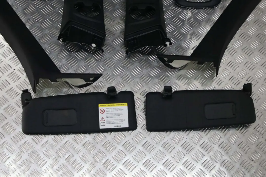 BMW F21 F21N Complete Headlining Roof Lining Black + Pillars Handles 8051627 - SKU 8059625 - Part number 8059625